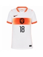 Ženske Nogometnih dresov Nizozemska Donyell Malen #18 Gostujoči SP 2026 Kratki rokavi Ženske Nogometnih dresov Nizozemska Donyell Malen #18 Gostujoči SP 2026 Kratki rokavi